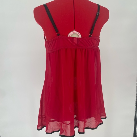 2FOR$30 Apt. 9 Red & Black Babydoll Cami With Lace - Picture 8 of 11